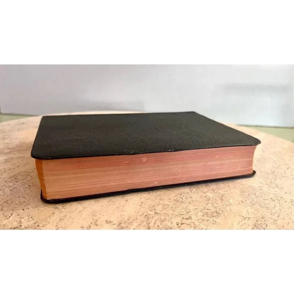 Holy Bible Old New‎ Testament RSV Thomas Nelson Sons Black Leather Hardcover